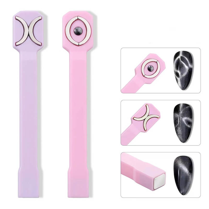3-in-1 cat eye nail magnet tool for magnetic nail art designs