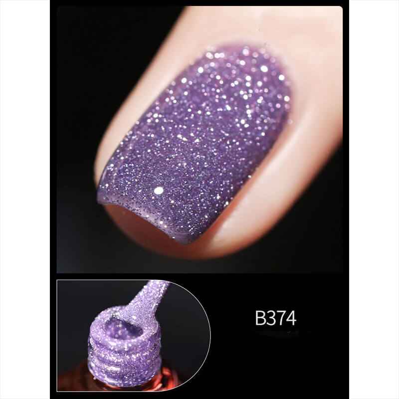 Glitter Nail Gel Shine Like Diamond Sparkle Gel for Nail Art