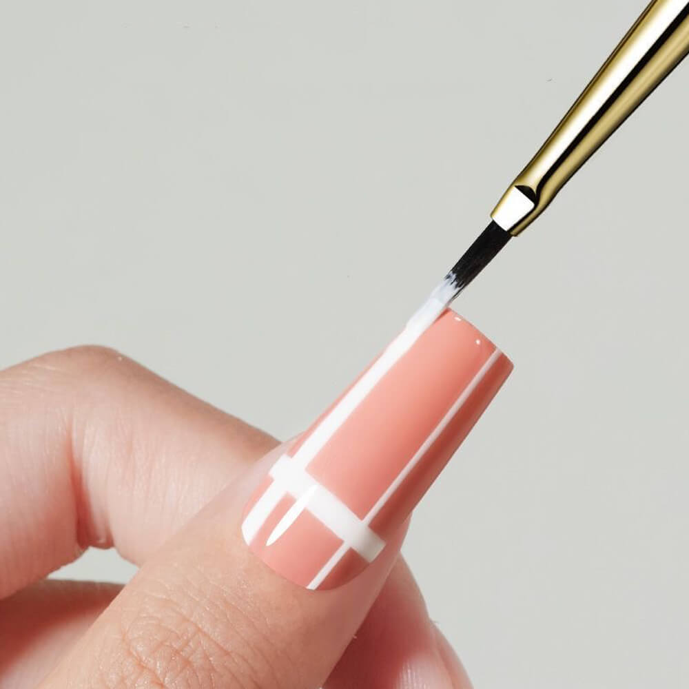 Plaid Nail Pen | Professional Checkered Nail Tool