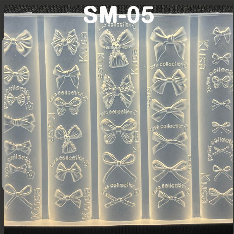 Bow Nail Silicone Mold | 3D DIY Nail Art Tool