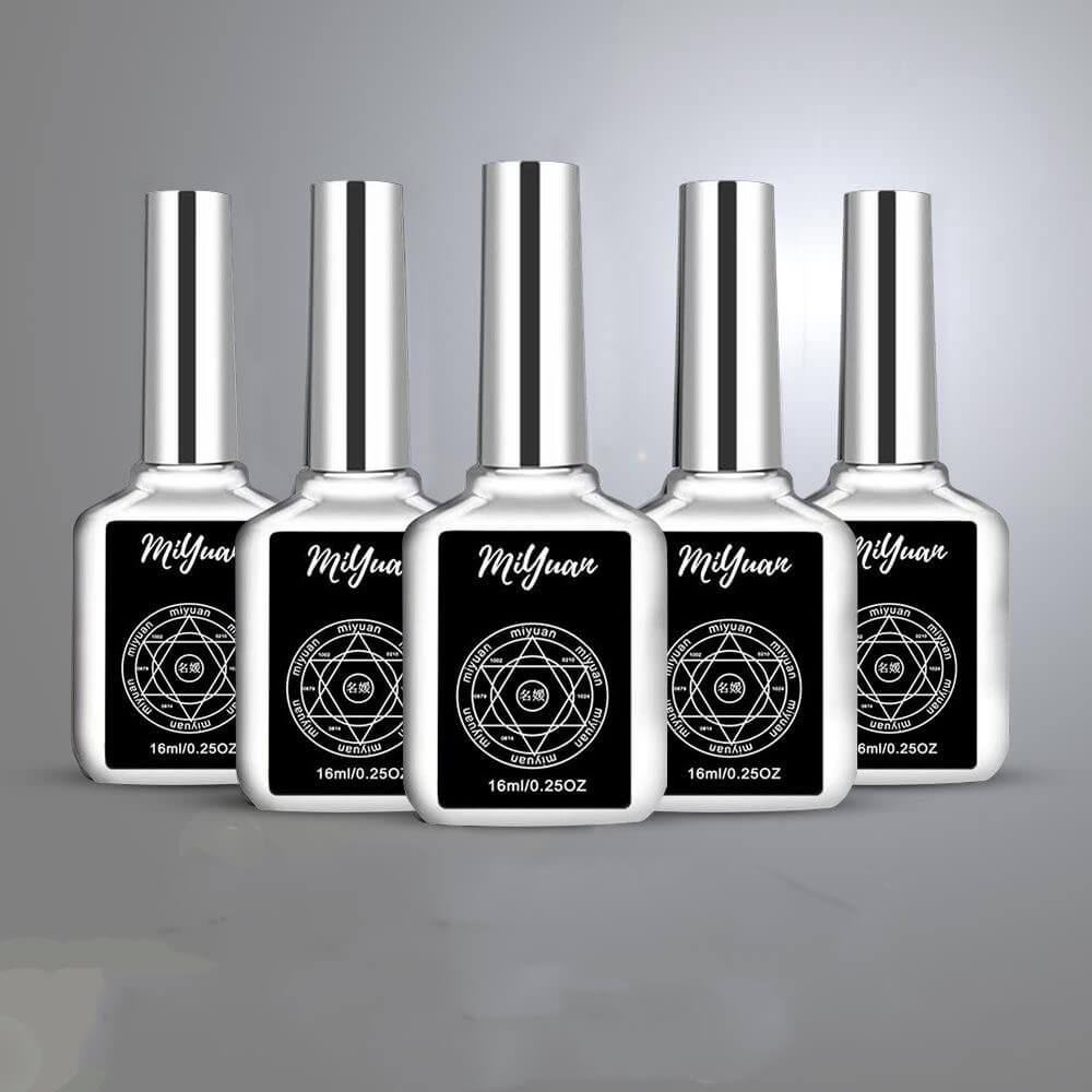 Soak Off Gel Nail Polish Base Gel Coat No Wipe Top Coat Glossy Matte Nail Gel