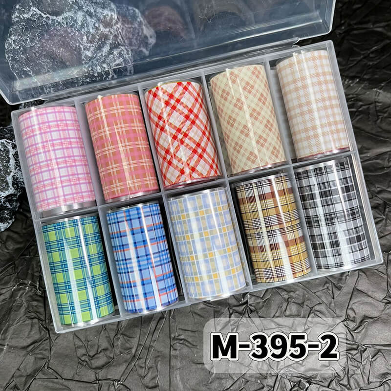 New Bow Flower Bear Nail Foil Transfer Paper – Cute Floral Nail Art Sticker Rolls