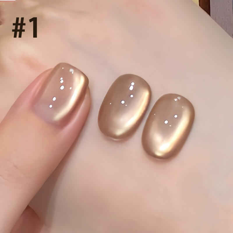 caramel-brown-cat-eye-gel-polish-1
