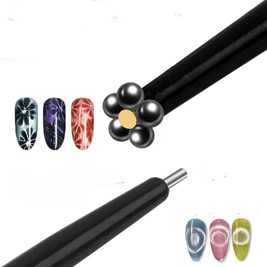 Multifunctional Nail Art Cat Eye Magnet Pen