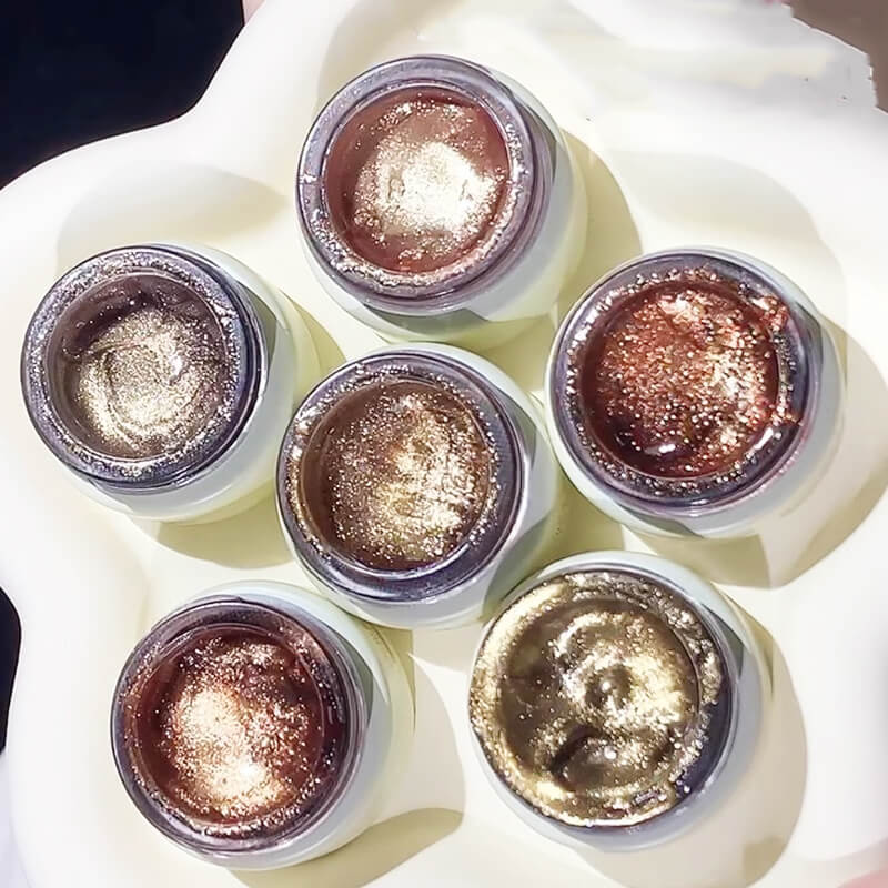 Crystal Glitter Cat Eye Gel Nail Polish