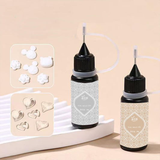 3D Nail Art Resin No-Wipe UV Gel