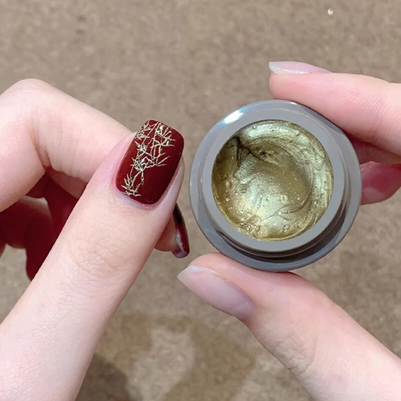 Glod Sliver Nail Transfer Gel Nail Stamping Gel