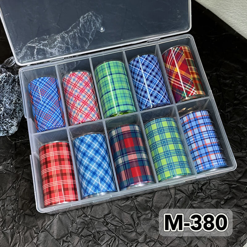 New Bow Flower Bear Nail Foil Transfer Paper – Cute Floral Nail Art Sticker Rolls