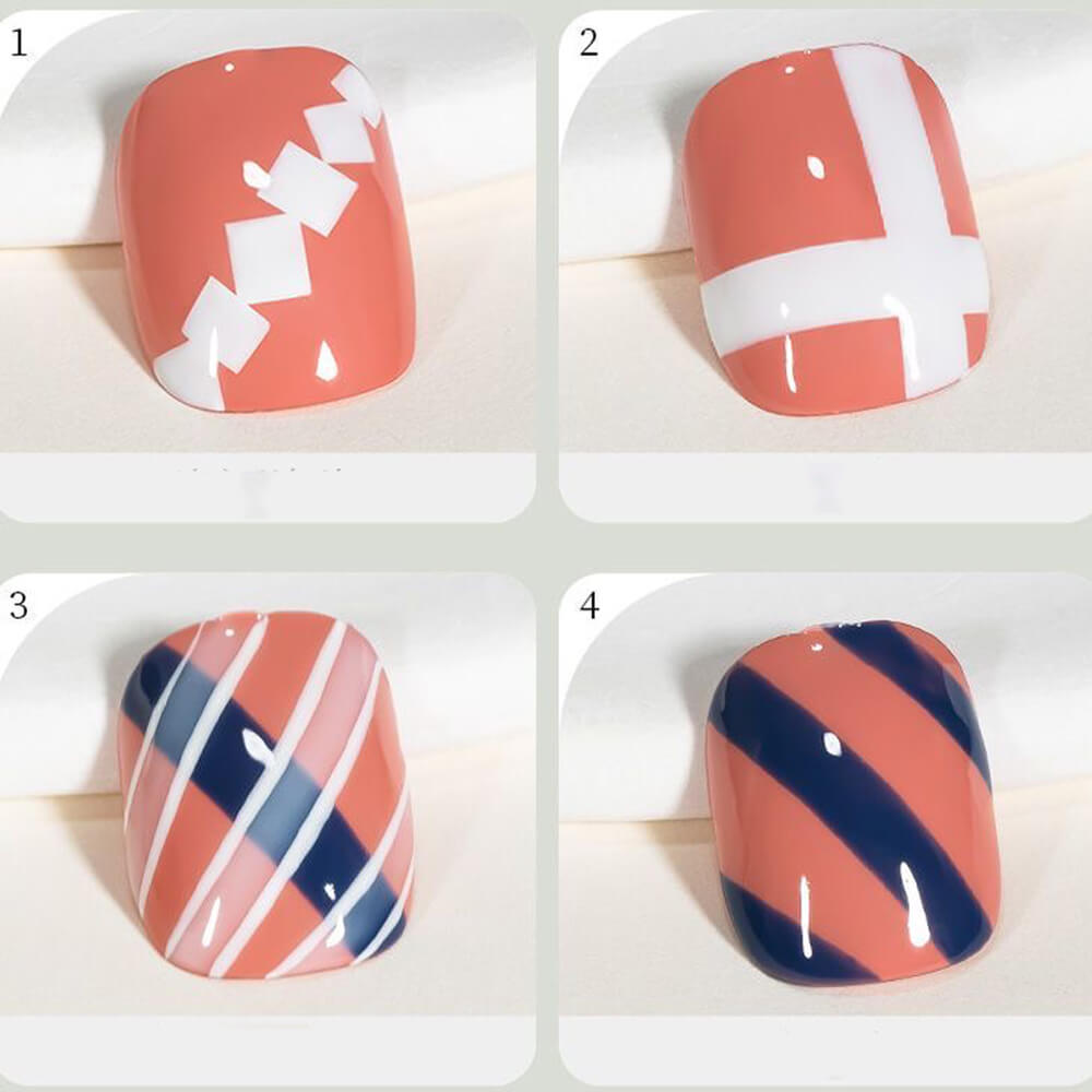 Plaid Nail Pen | Professional Checkered Nail Tool
