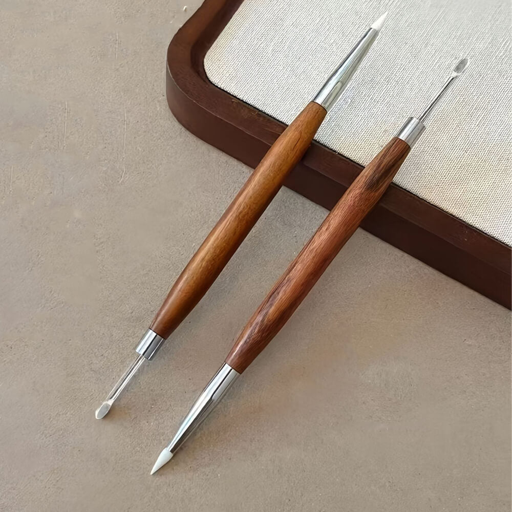 Dual-Head Nail Art Carving Pen | Silicone Sculpting Tool