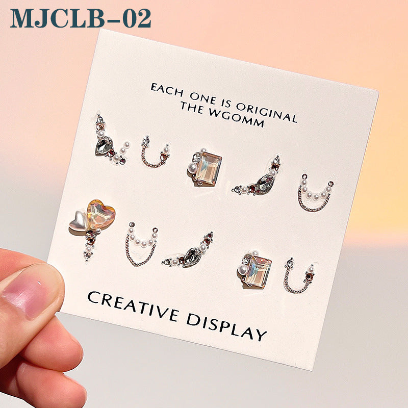 Nail Rhinestone Designed Nail Gem Nail DIY Decoration