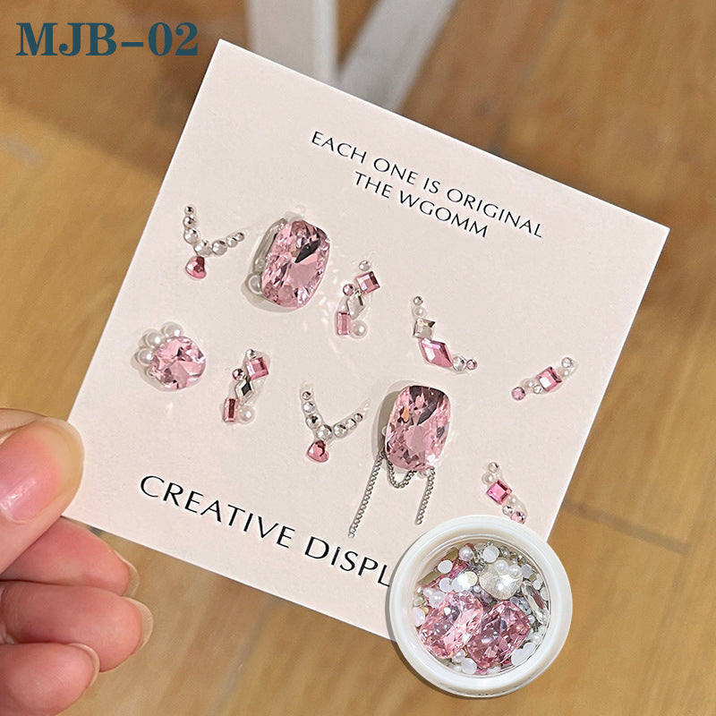Nail Gem Design Kit Rhinestone for Nail DIY Designed Nail Decoration