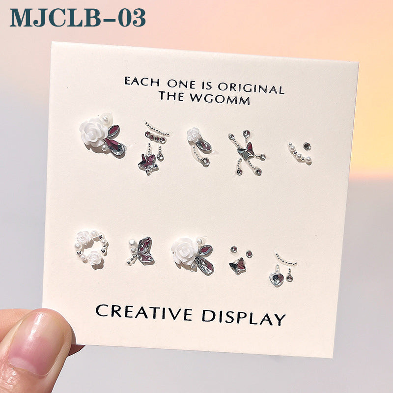 Nail Rhinestone Designed Nail Gem Nail DIY Decoration