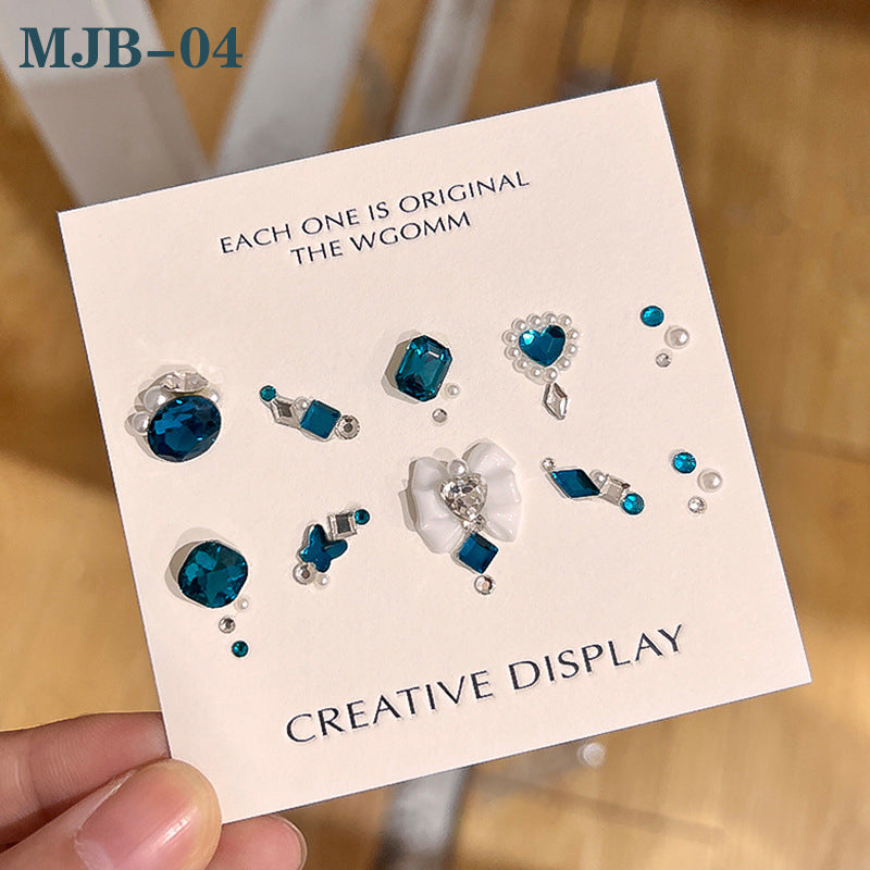 Nail Gem Design Kit Rhinestone for Nail DIY Designed Nail Decoration