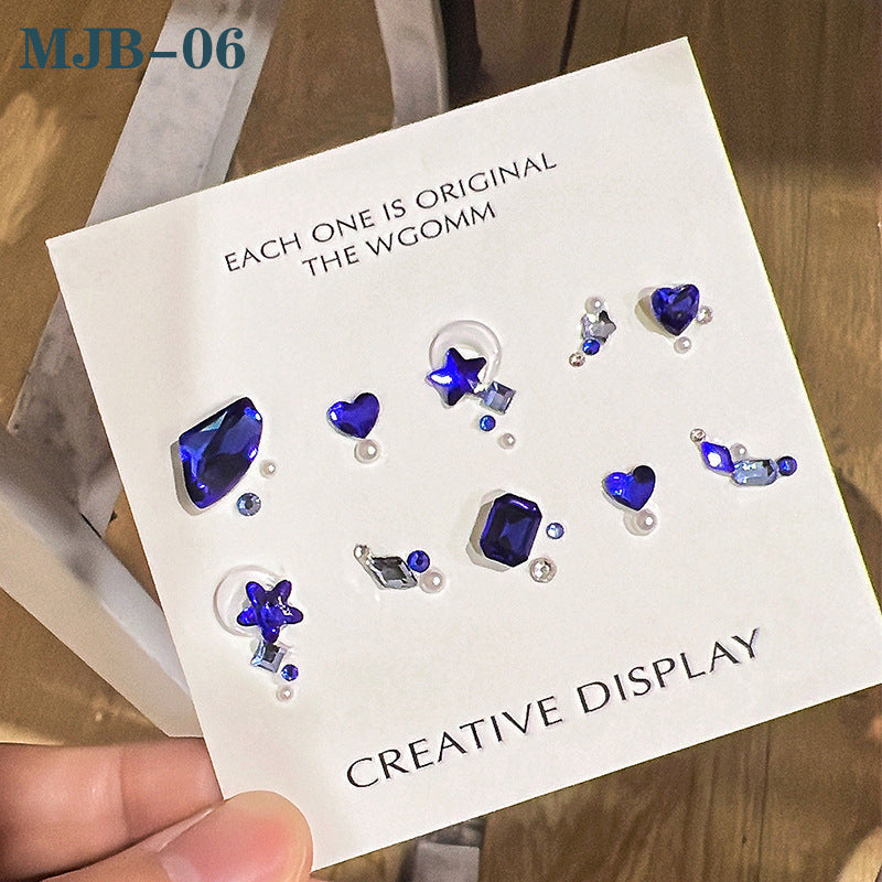 Nail Gem Design Kit Rhinestone for Nail DIY Designed Nail Decoration