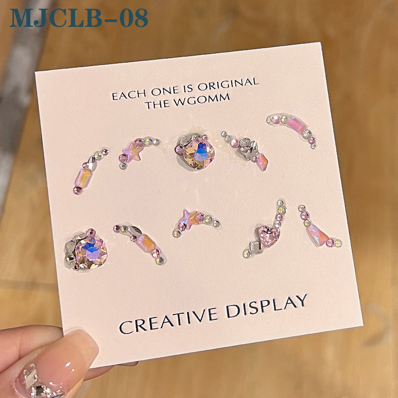 Nail Rhinestone Designed Nail Gem Nail DIY Decoration