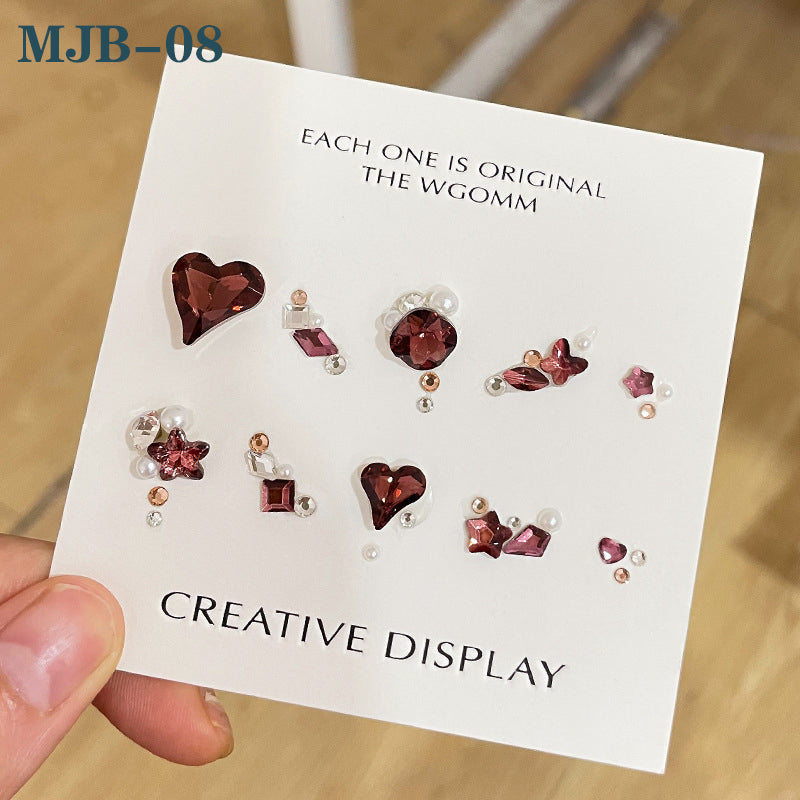 Nail Gem Design Kit Rhinestone for Nail DIY Designed Nail Decoration