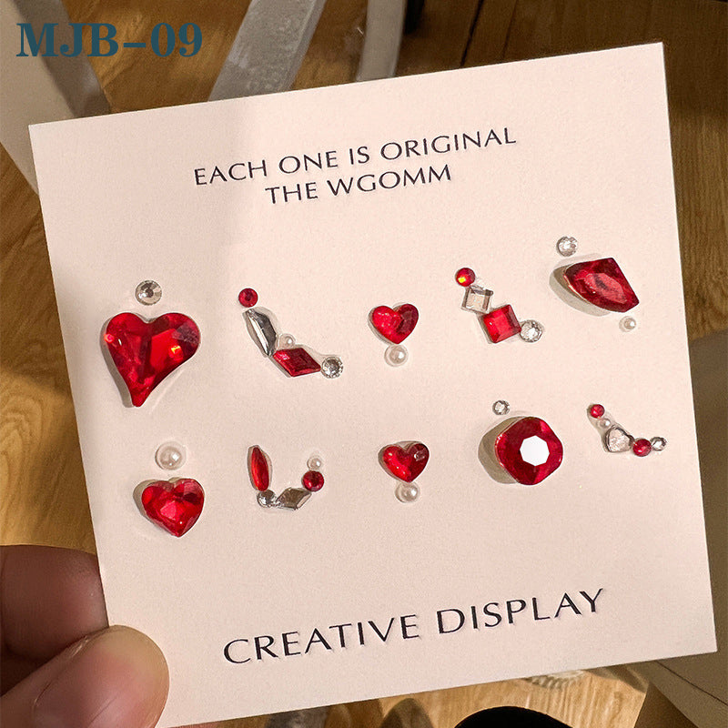 Nail Gem Design Kit Rhinestone for Nail DIY Designed Nail Decoration