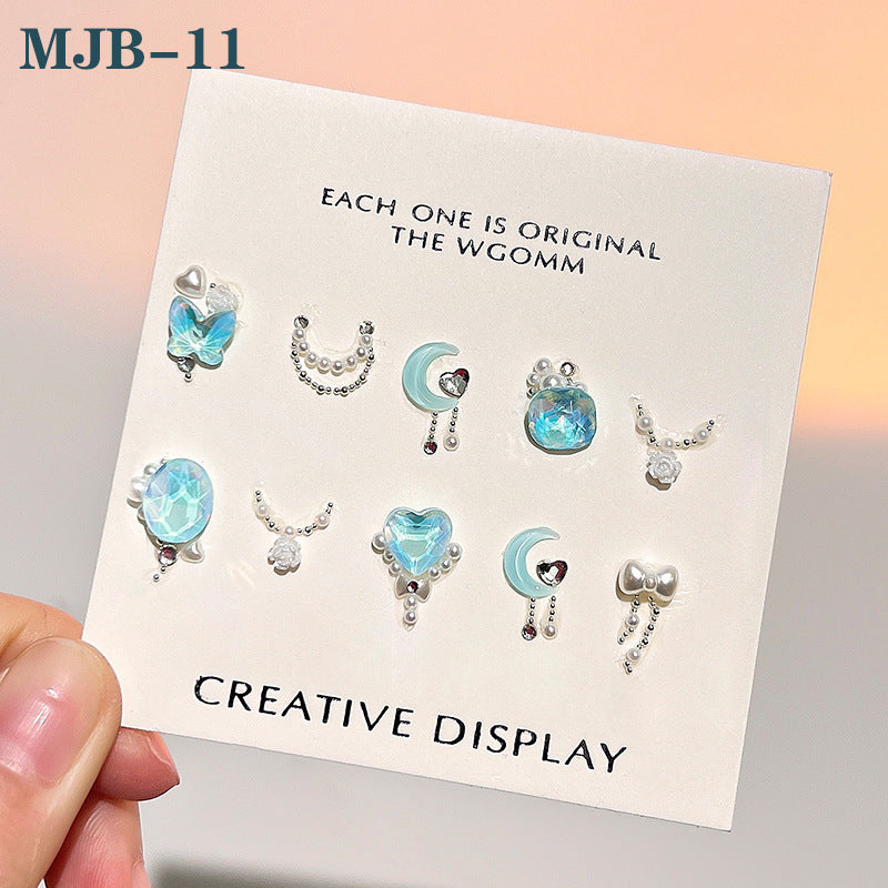 Nail Gem Design Kit Rhinestone for Nail DIY Designed Nail Decoration