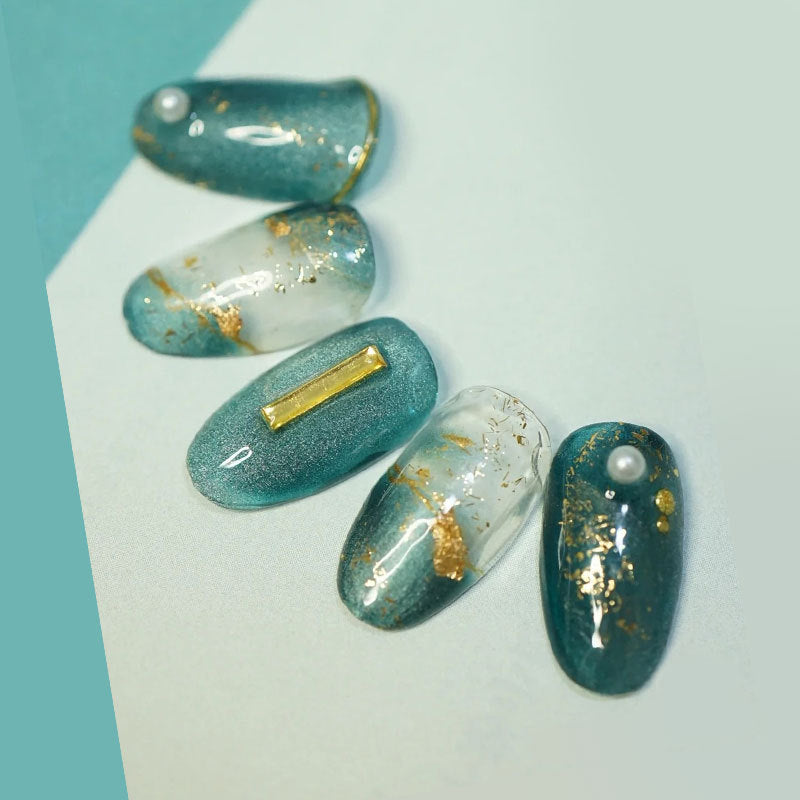 Gold Sliver Foil Paper Nail Decoration DIY Tools