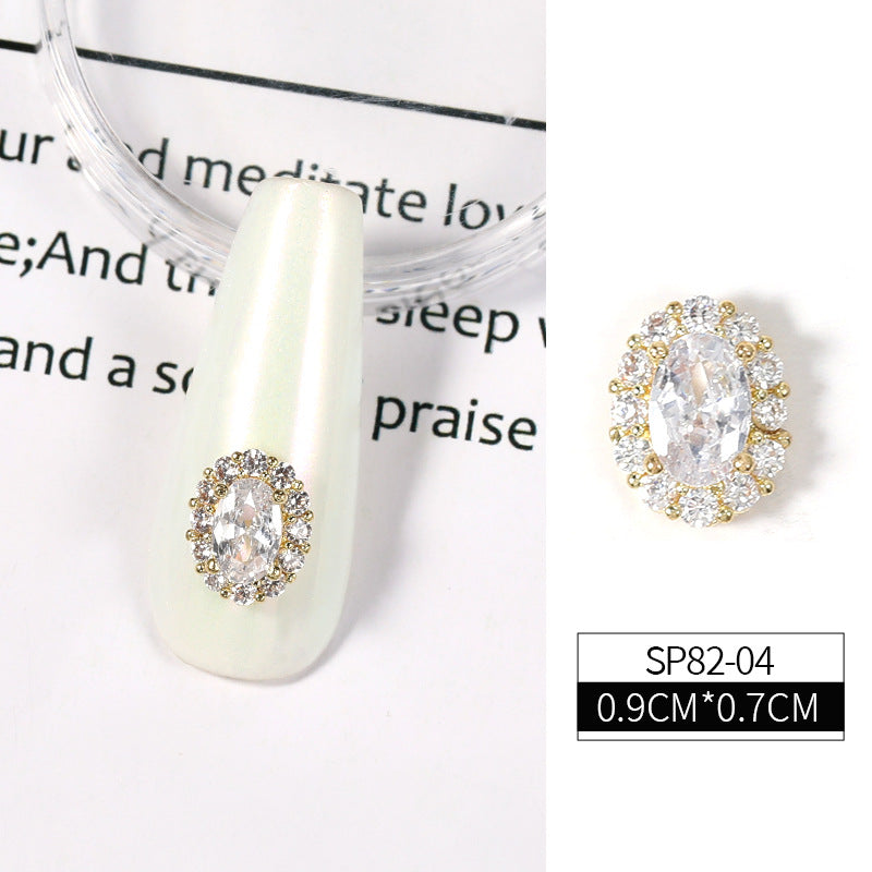 3D Shiny Zircon Rhinestone Nail Decoration Diamond