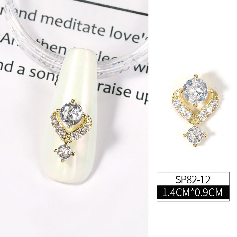 3D Shiny Zircon Rhinestone Nail Decoration Diamond