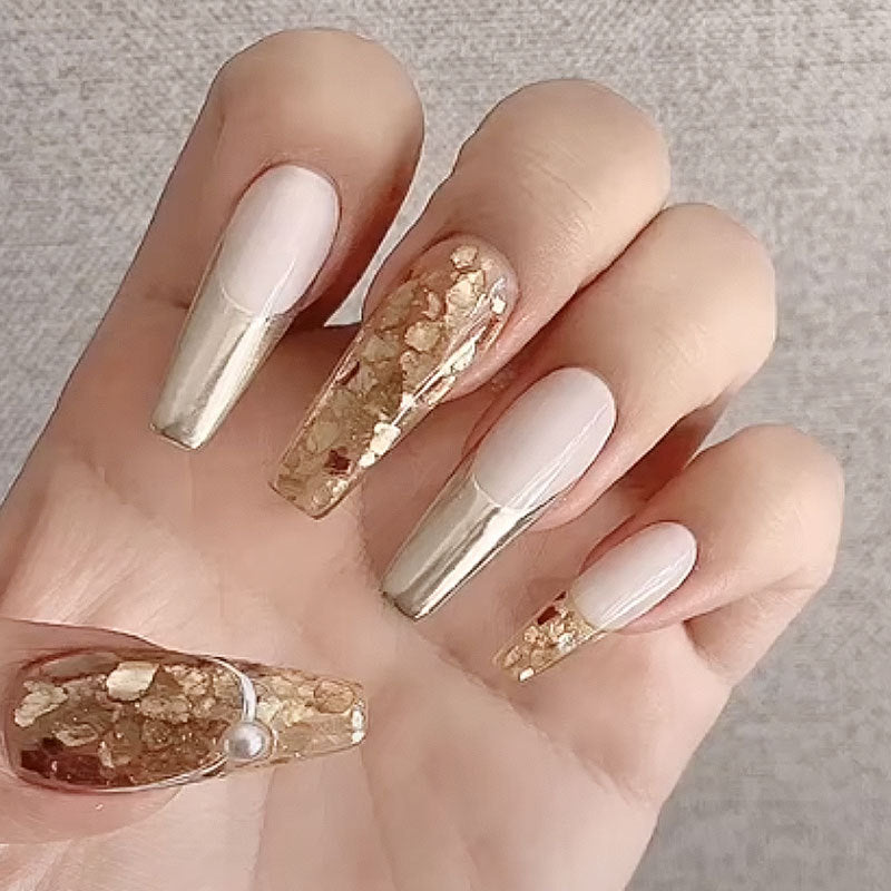 Nail Art Mica Sheet Irregular Copper Sheet for Nail Decals