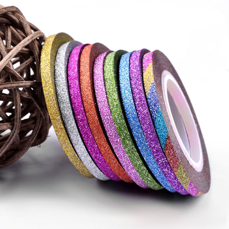 10 Colors Striping Tape Line Sticker for Nail Art Decoration Self-adhesive Decals