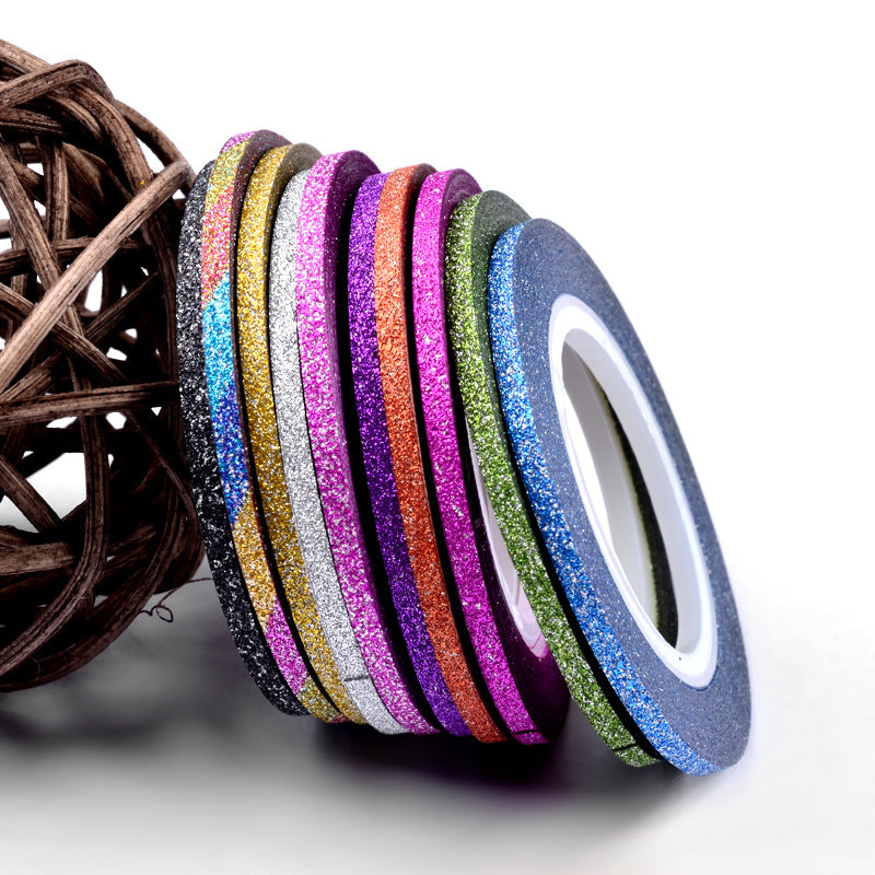 10 Colors Striping Tape Line Sticker for Nail Art Decoration Self-adhesive Decals