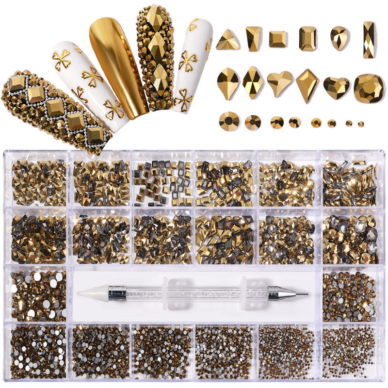 Fix Crystal Flatback Rhinestones Glass Diamond Gems