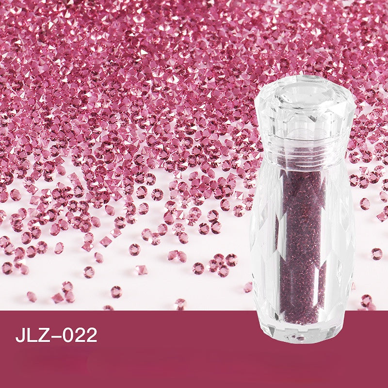 Ultra Mini Rhinestone Nail Art AB Gem Glitter Diamond Beads Nail Decals