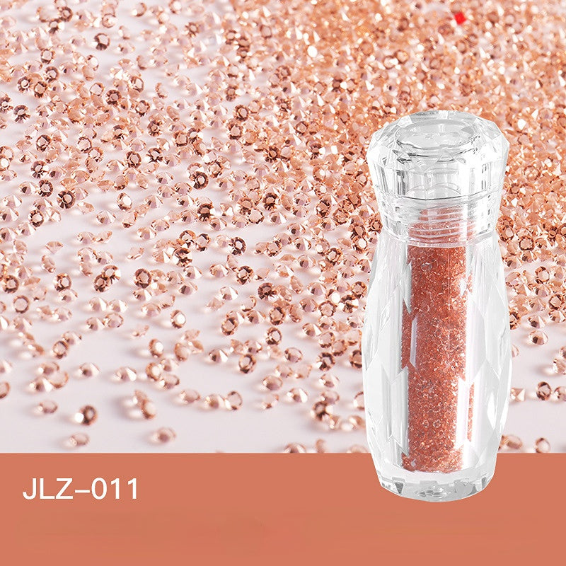 Ultra Mini Rhinestone Nail Art AB Gem Glitter Diamond Beads Nail Decals