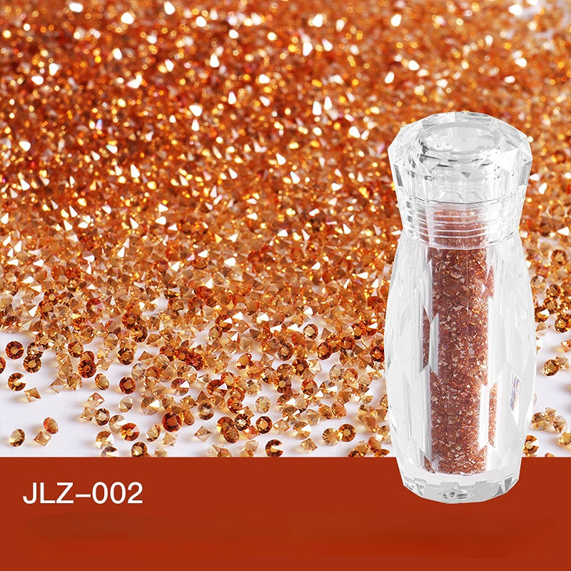 Ultra Mini Rhinestone Nail Art AB Gem Glitter Diamond Beads Nail Decals