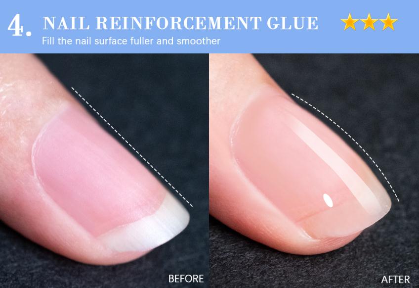 5in1 Super Diamond Glue Nail Gel Strong Adhesive for DIY
