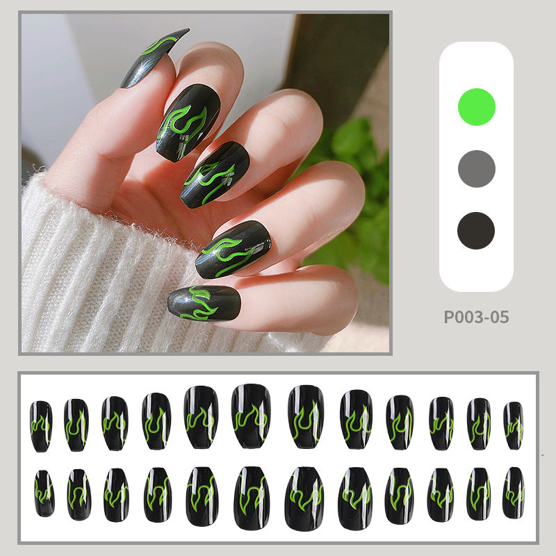 Cute French Tip Press on Nails Fake Nails
