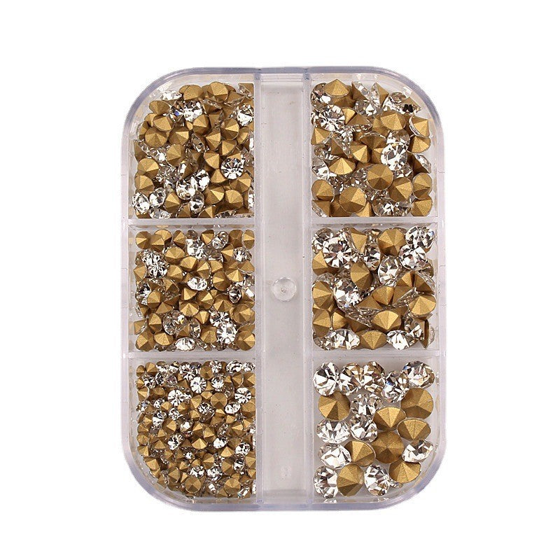 Transparent Nail Art Rhinestones Crystals AB Nail Rhinestones
