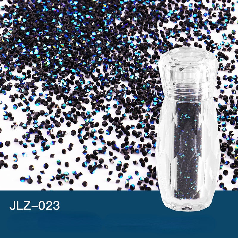 Ultra Mini Rhinestone Nail Art AB Gem Glitter Diamond Beads Nail Decals