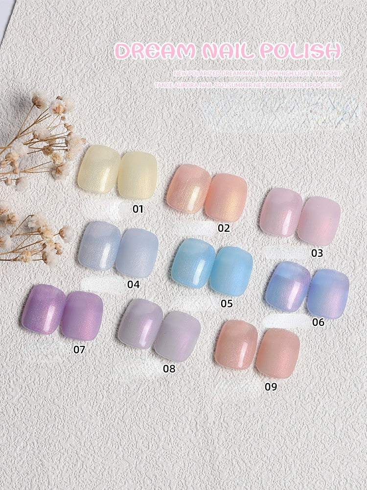 Shimmer Polarized Nail Polish Mermaid Shell Glitter Gel