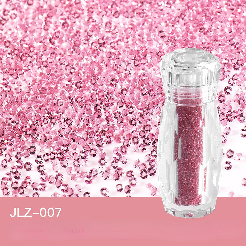 Ultra Mini Rhinestone Nail Art AB Gem Glitter Diamond Beads Nail Decals