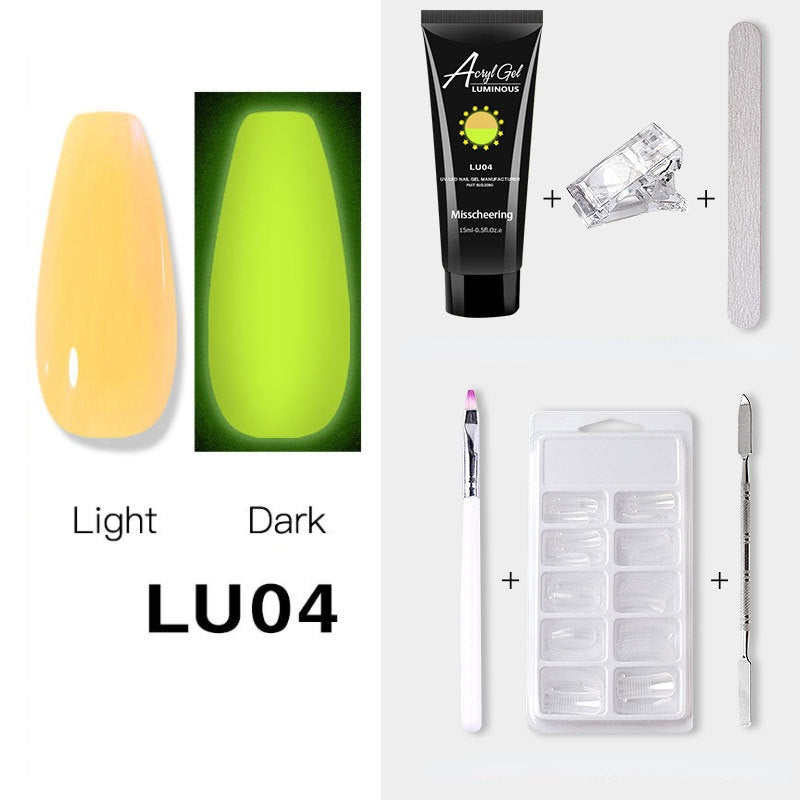 Luminous Poly Nails Gel Set Extension Acrylic Gel Set Builder Nail Gel Kit