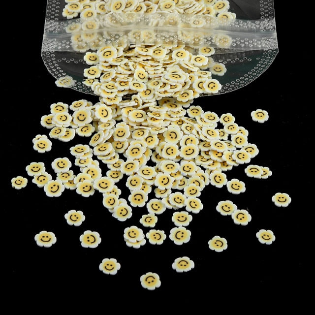 3D White Flower Nail Art Charm Decoration Decals Nail Art Gem