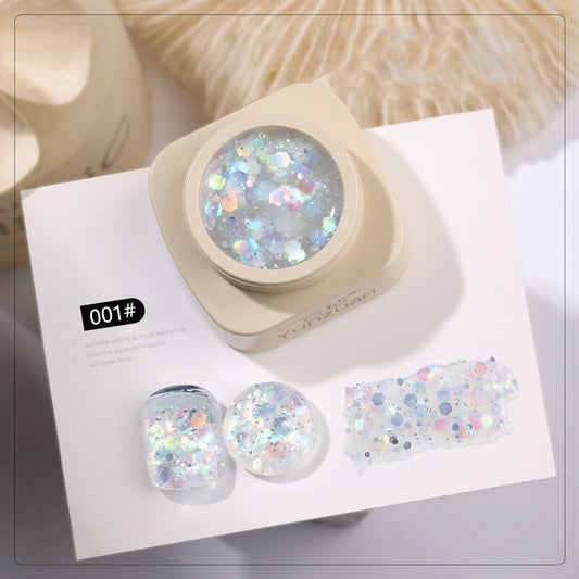 Ultra Sparkle Glitter Gel Polish – Shimmering Holographic Nail Gel