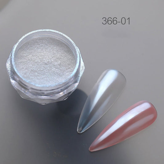 Ultra Shine Aurora Nail Powder – Mirror Chrome Effect Dust for Manicure