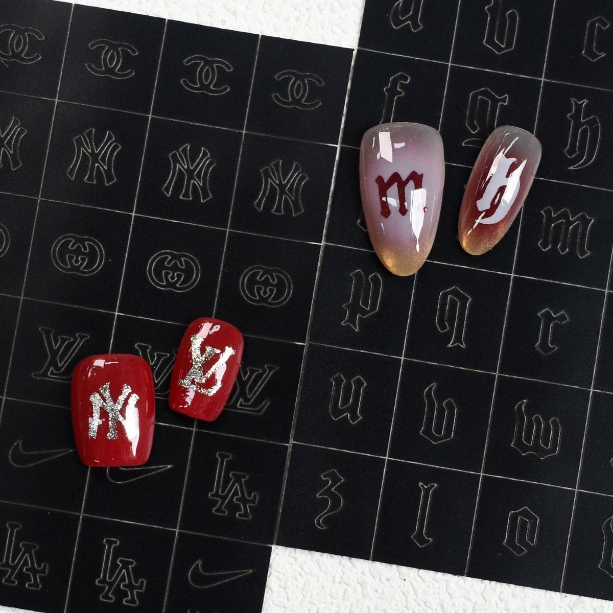 Cute Animal & Ocean Nail Art Stickers – Leaves, Plants, Jellyfish, Shell & Mermaid Designs