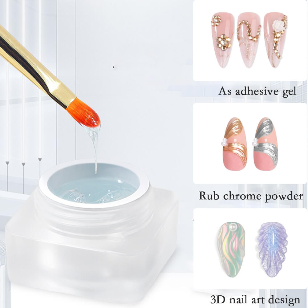 3D Sculpting Molding Gel for Nail Art Rhinestone Glue