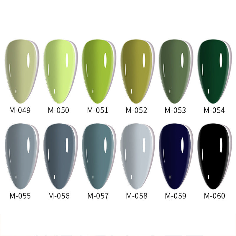 MOEPAK Nail Gel Polish Pure Color 15ml Gel Polish for Nail Art