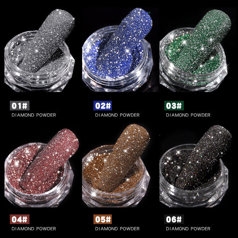 Nail Glitter Powder Sparkling Diamond Nail Powder