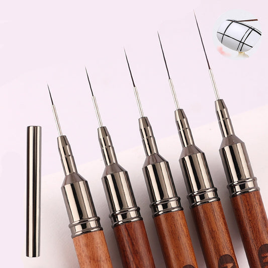 Ultra Thin Liner Nail Art Brush Wooden Nail Art Painting Tools