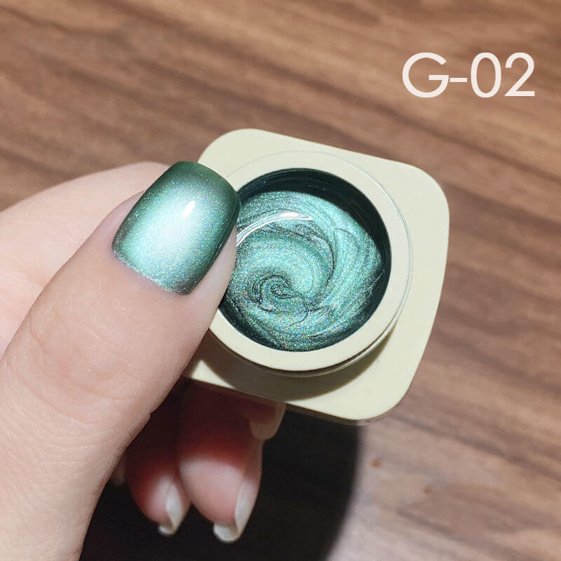 Ceramic Magnetic Gel Polish Glass Cat Eye Gel Nail Polish