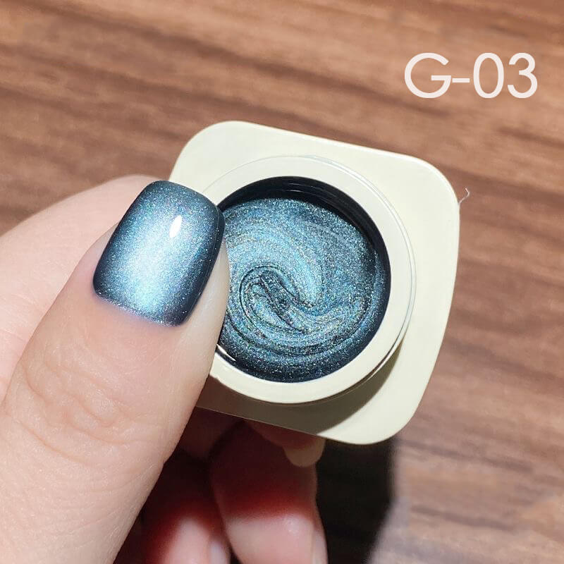 Ceramic Magnetic Gel Polish Glass Cat Eye Gel Nail Polish